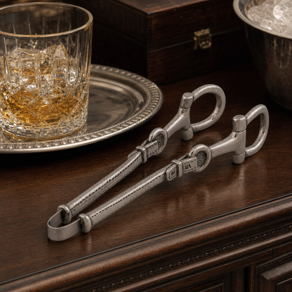 Equestrian Pewter Bit Ice Tong