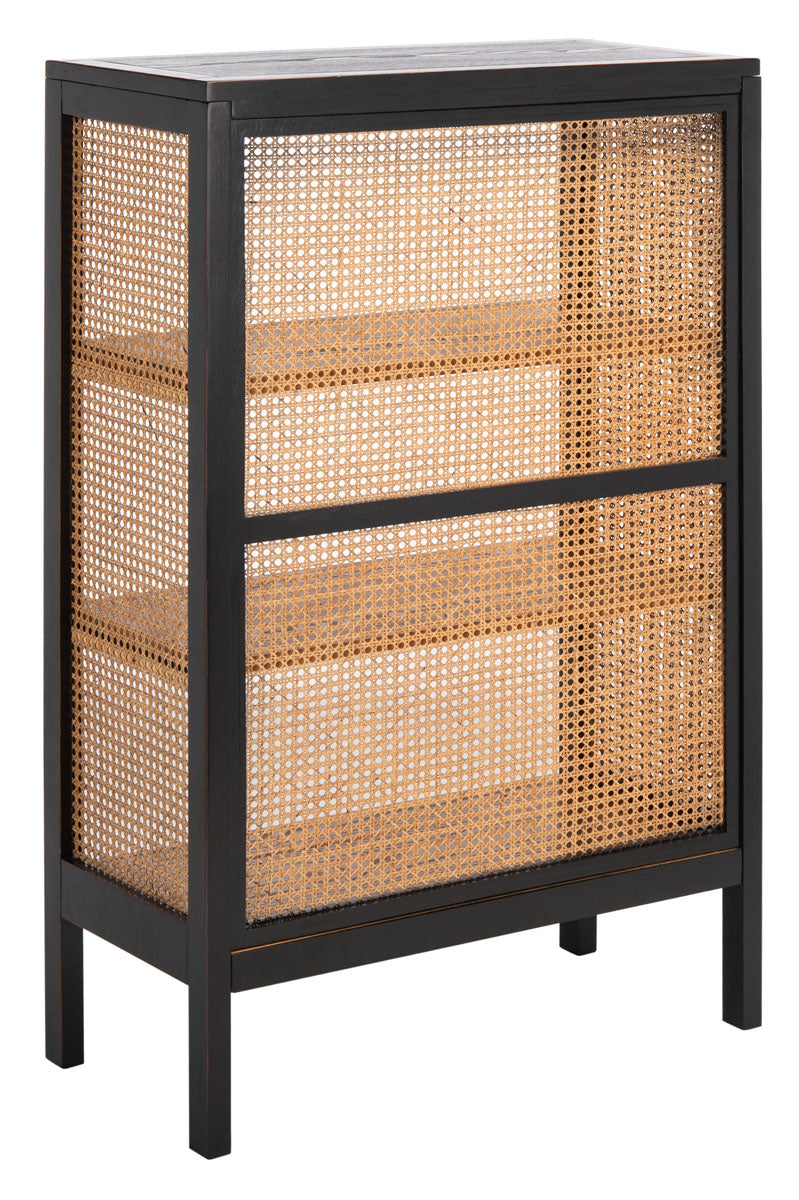 Franz 3 Shelf Cane Back Etagere | Safavieh - ETG2103