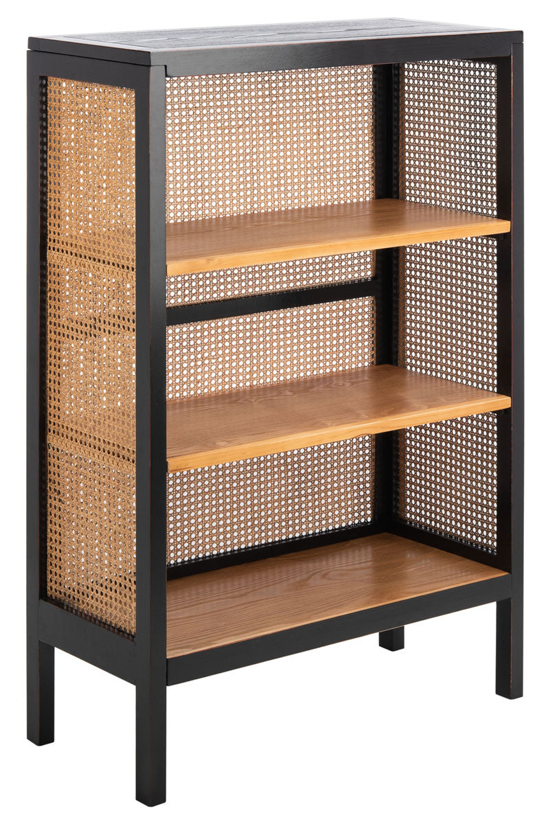 Franz 3 Shelf Cane Back Etagere | Safavieh - ETG2103