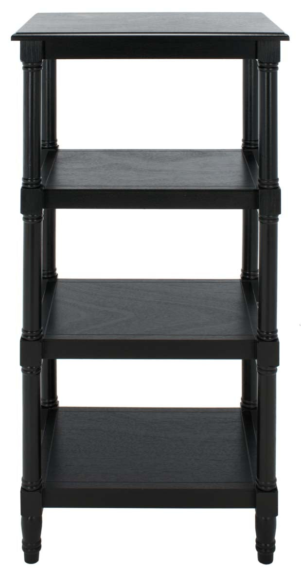 Cassie 4 Shelf Bookcase | Safavieh - Black