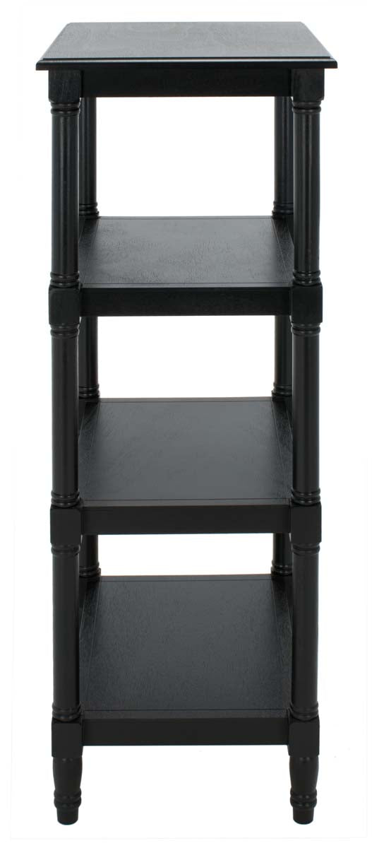 Cassie 4 Shelf Bookcase | Safavieh - Black