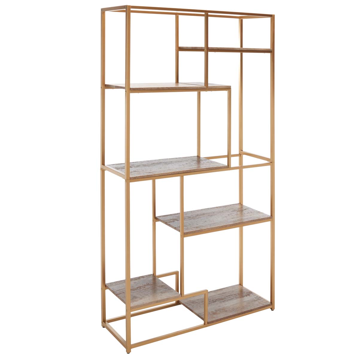 Rege 6 Shelf Etagere | Safavieh - Gold