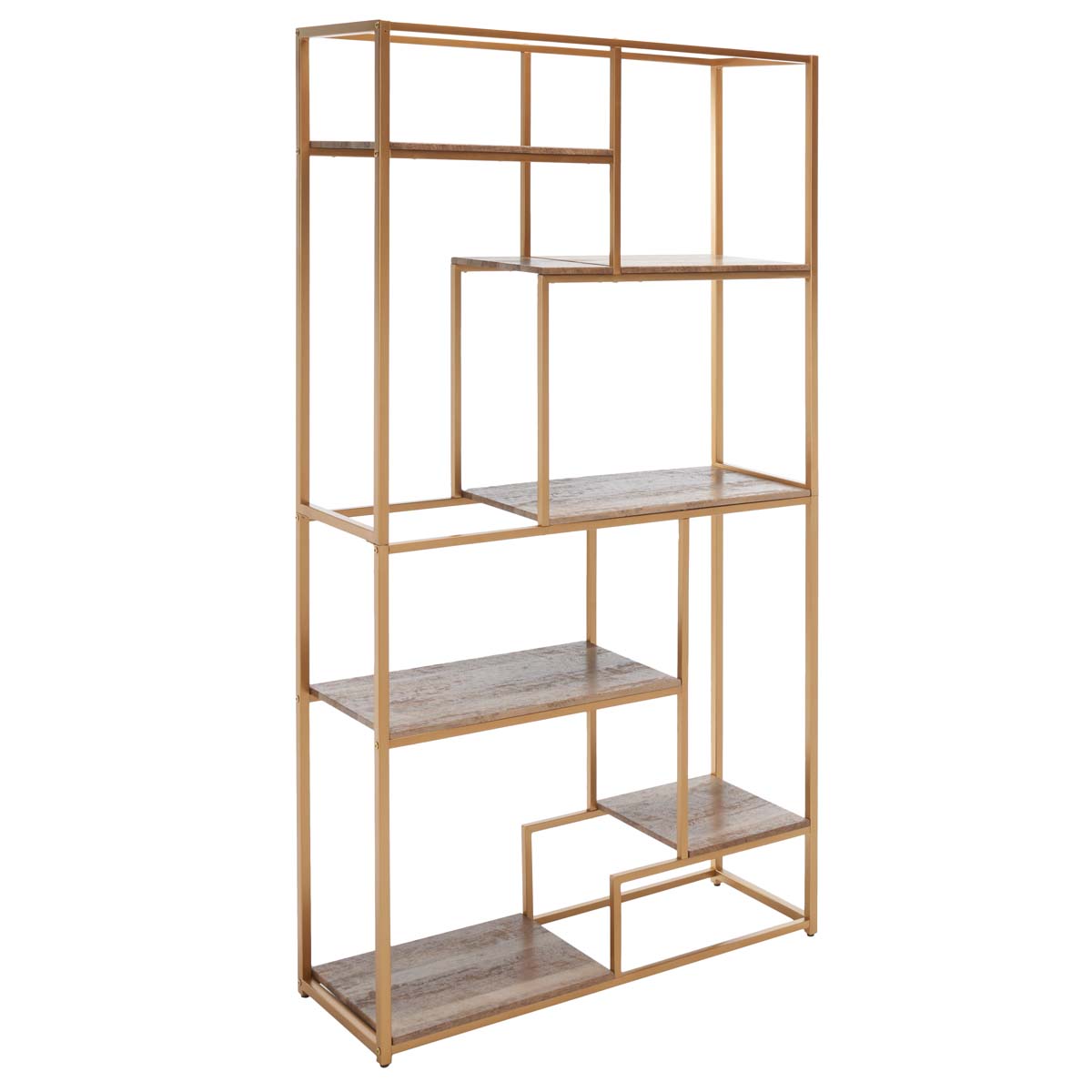 Rege 6 Shelf Etagere | Safavieh - Gold