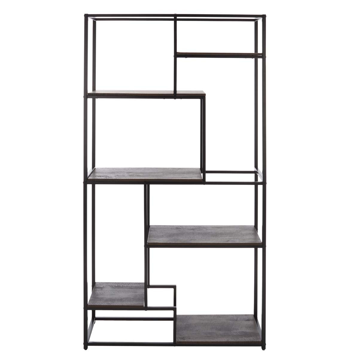 Rege 6 Shelf Etagere | Safavieh - Matte Black