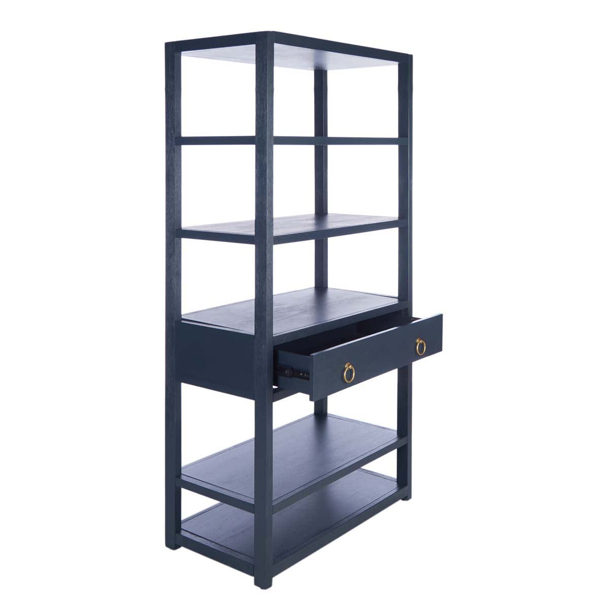 Johni 1 Drawer 5 Shelf Etagere-Navy