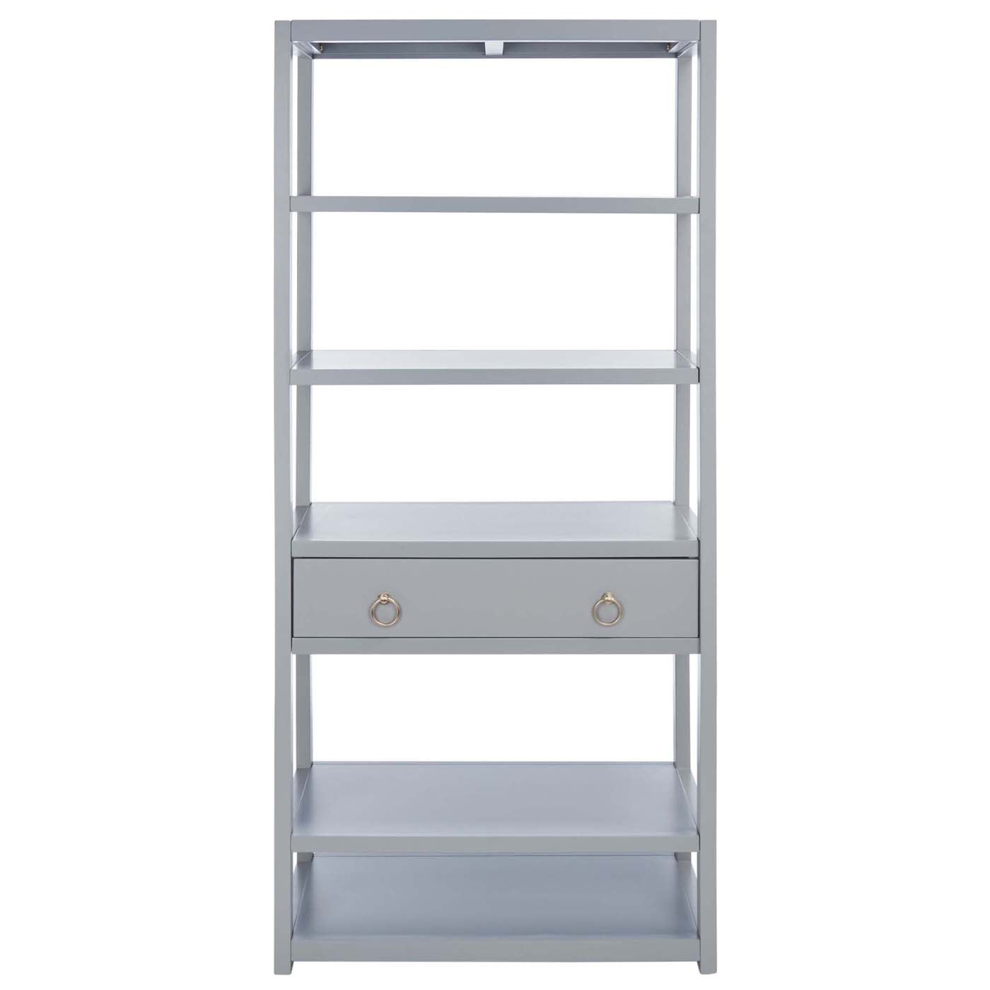 Johni 1 Drawer 5 Shelf Etagere | Safavieh - Grey