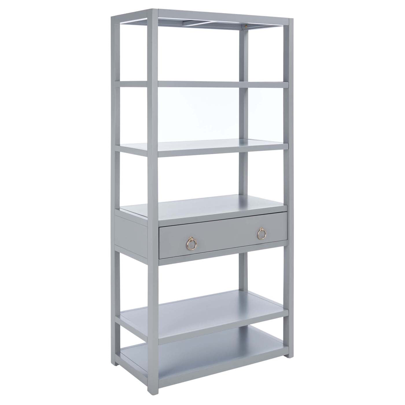 Johni 1 Drawer 5 Shelf Etagere | Safavieh - Grey