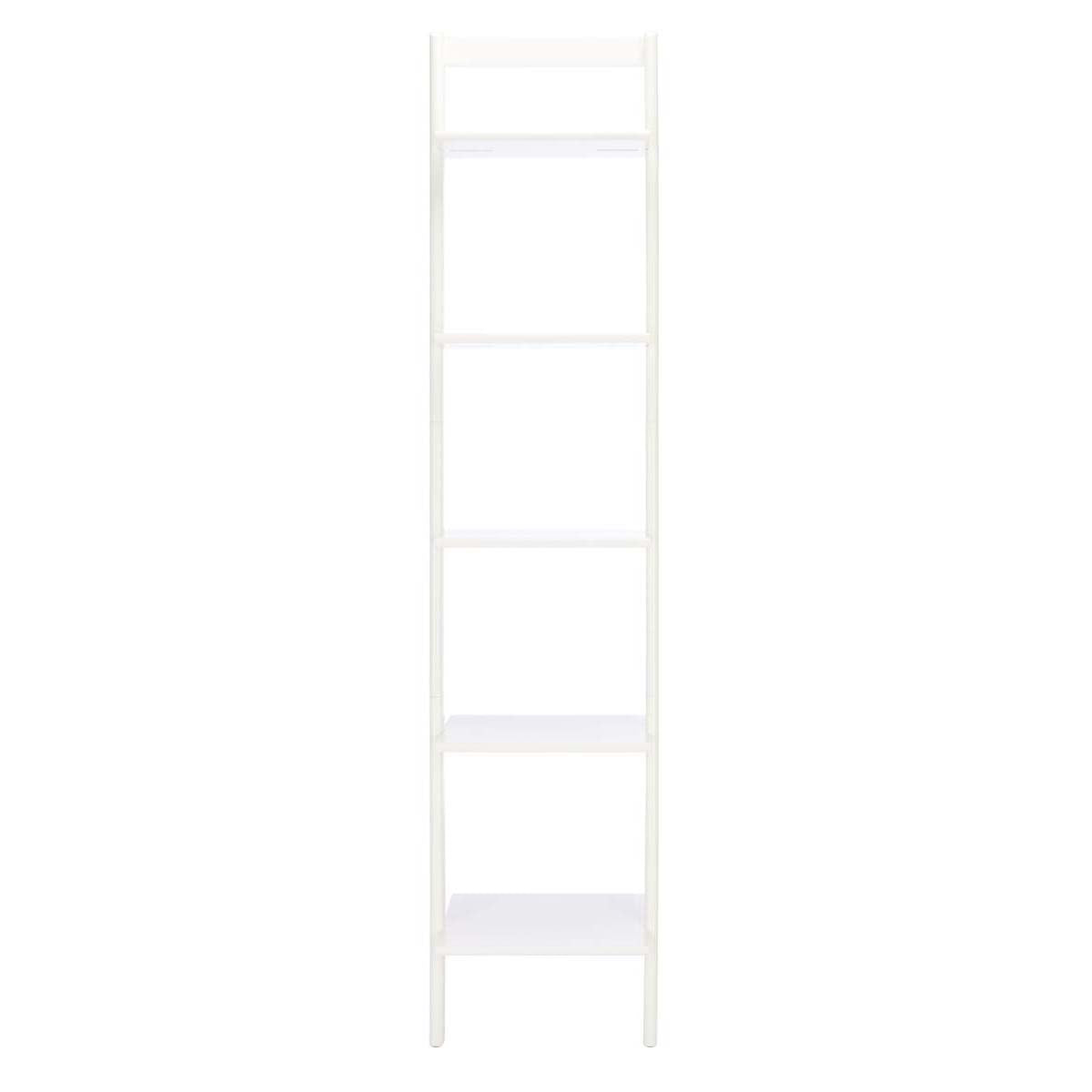 Allaire 5 Tier Leaning Etagere-White