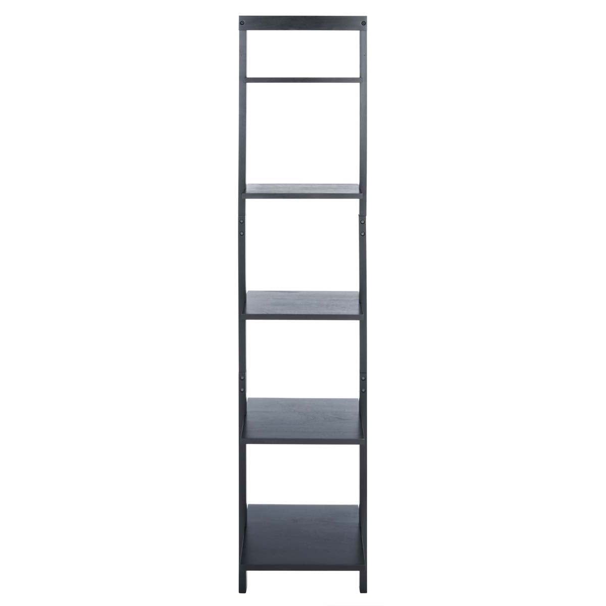 Allaire 5 Tier Leaning Etagere | Safavieh - Black