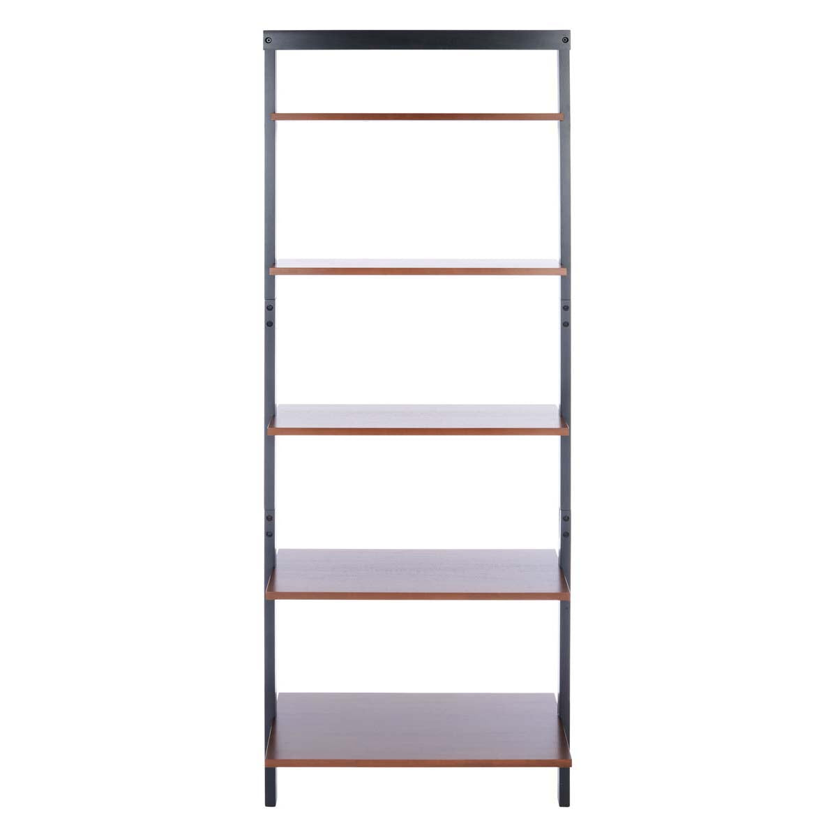 Cullyn 5 Tier Leaning Etagere-Honey Brown / Charcoal