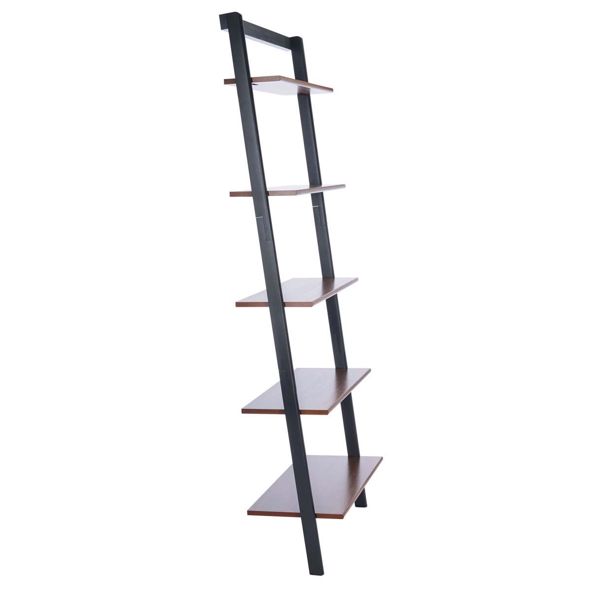 Cullyn 5 Tier Leaning Etagere-Honey Brown / Charcoal