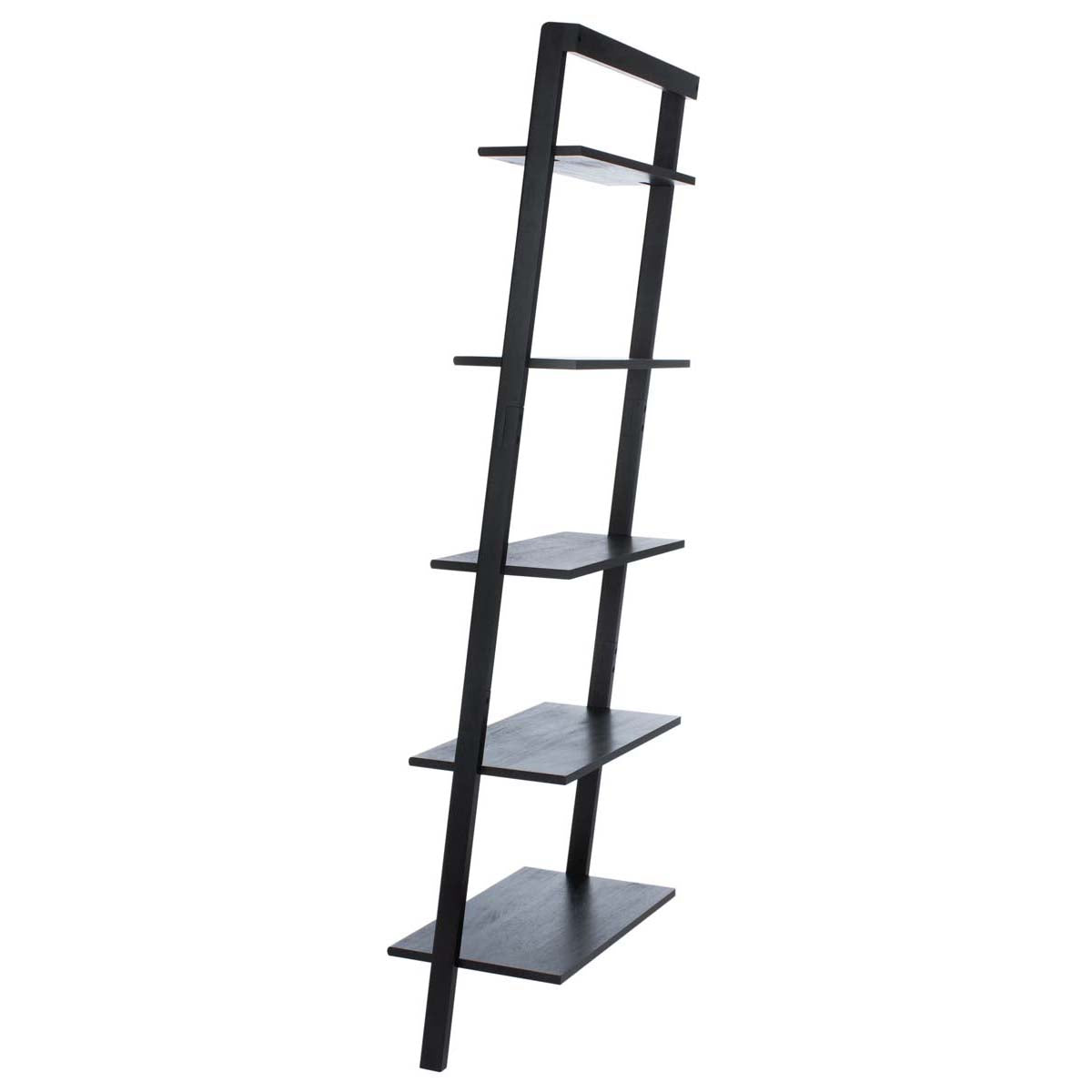 Cullyn 5 Tier Leaning Etagere | Safavieh - Black