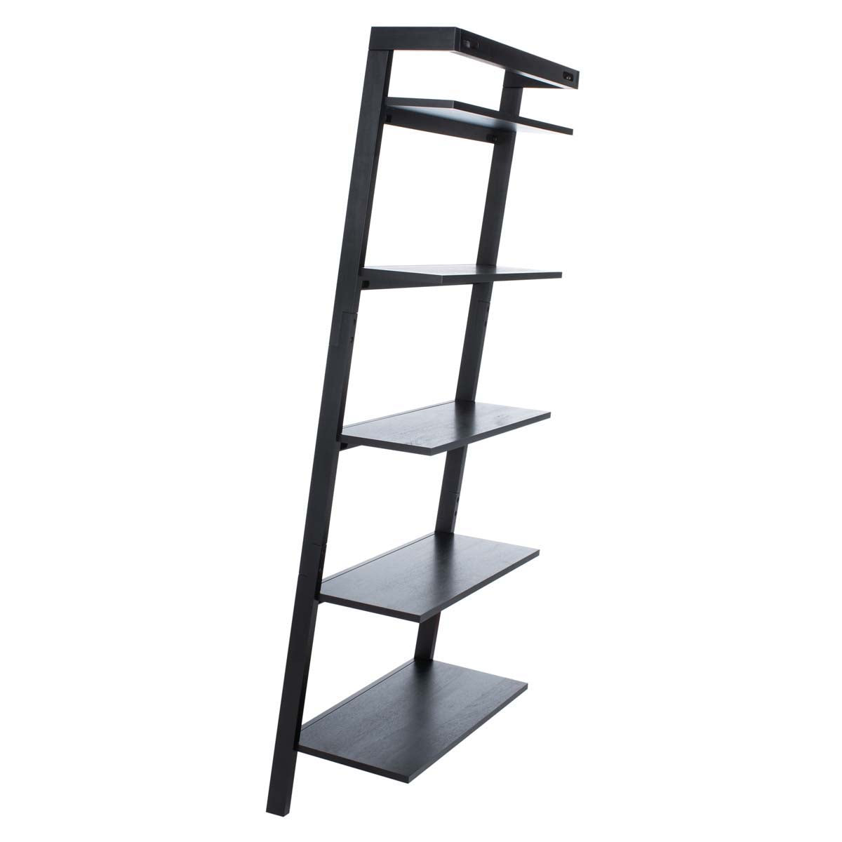 Beauregard 5 Tier Leaning Etagere | Safavieh - Black