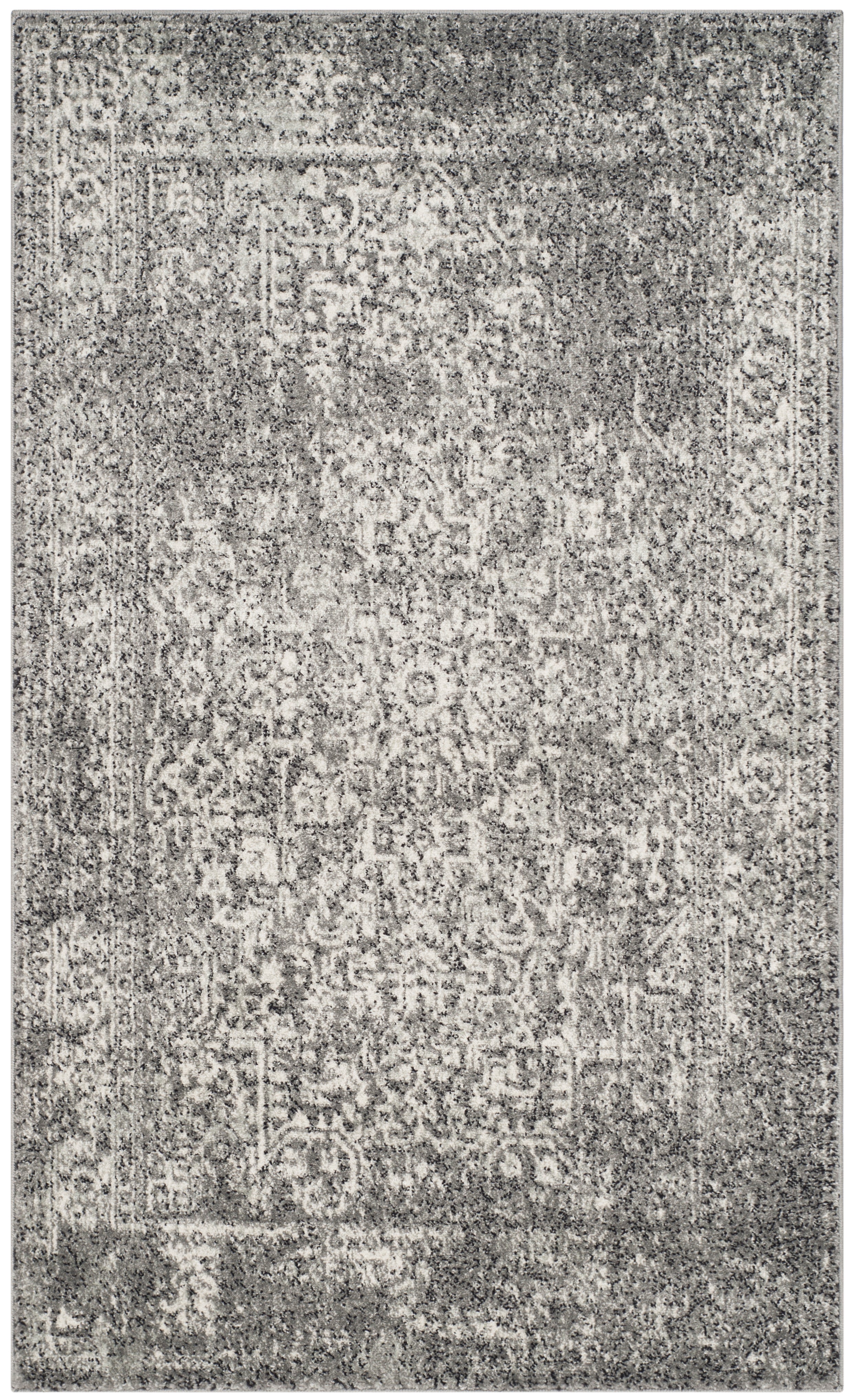 Safavieh Evoke 256 Rug, Grey, EVK256 - Grey / Ivory