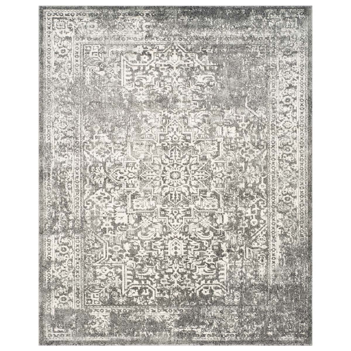 Safavieh Evoke 256 Rug, Grey, EVK256 - Grey / Ivory