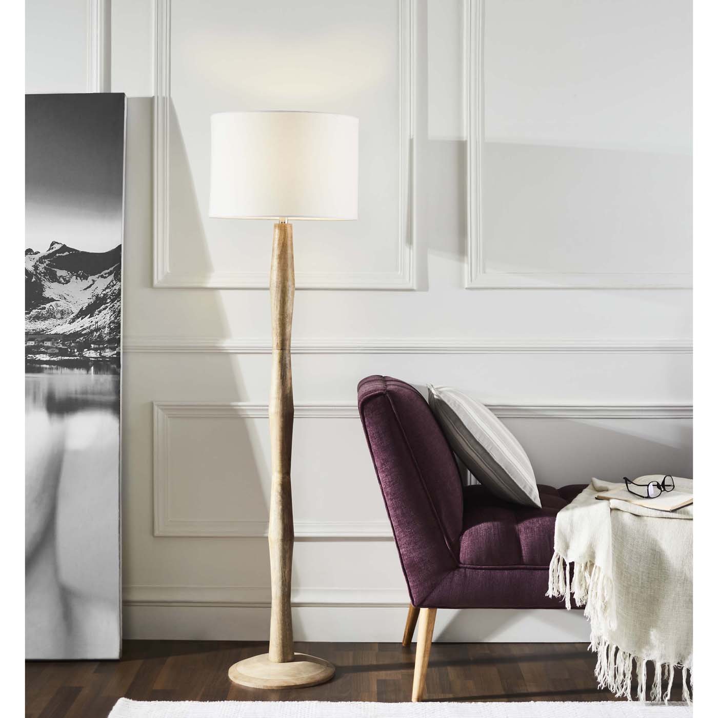 Safavieh Brodie Floor Lamp , FLL2002 - Natural