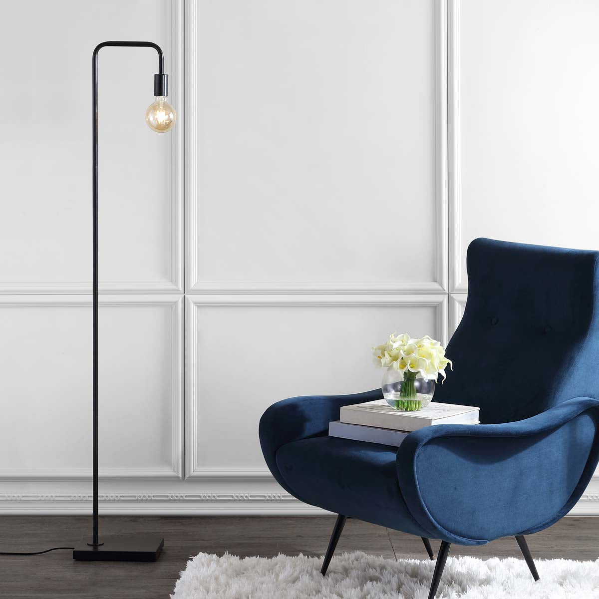 Safavieh Bran Floor Lamp, FLL4060 - Dark Grey