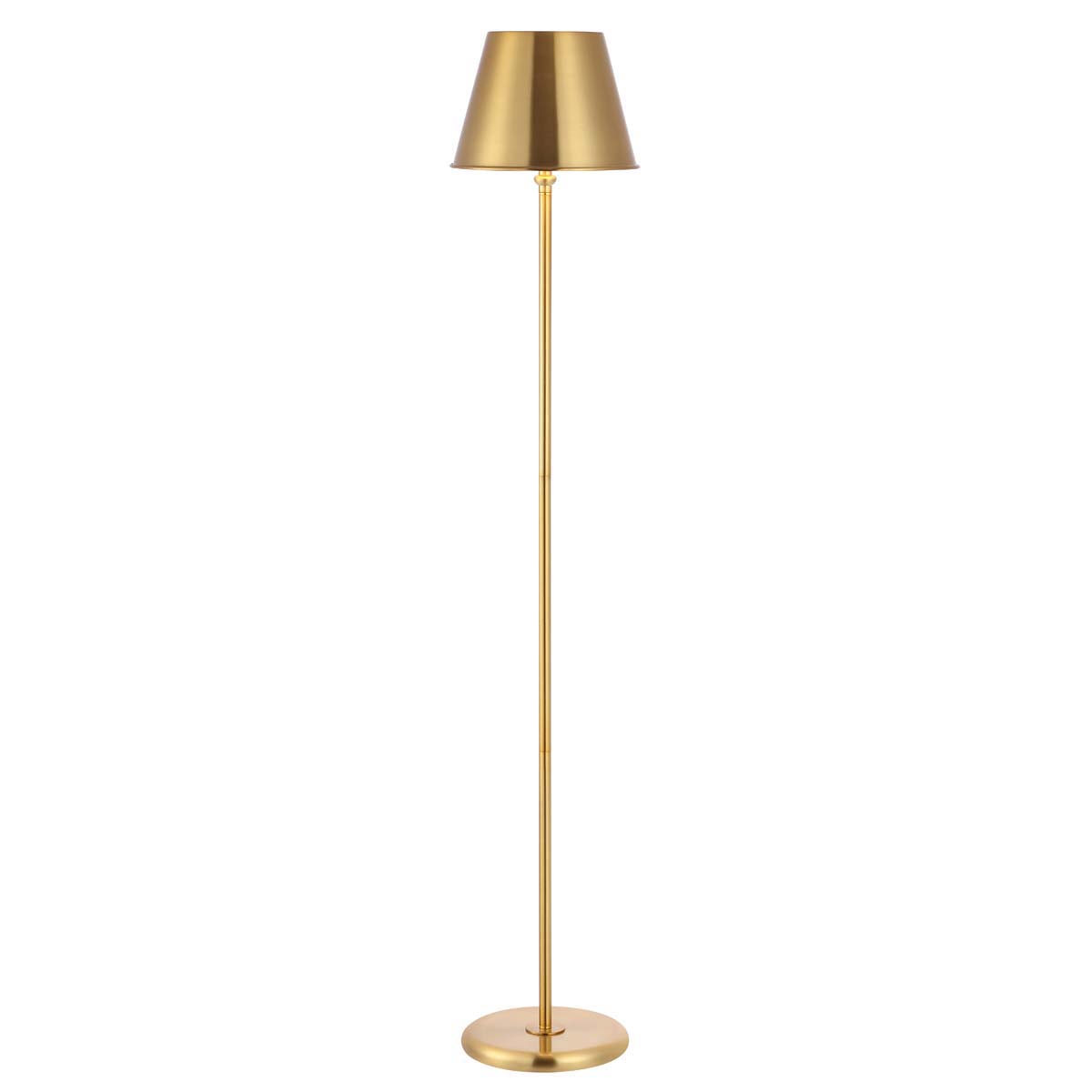 Safavieh Asher Iron Floor Lamp , FLL4094 - Brass