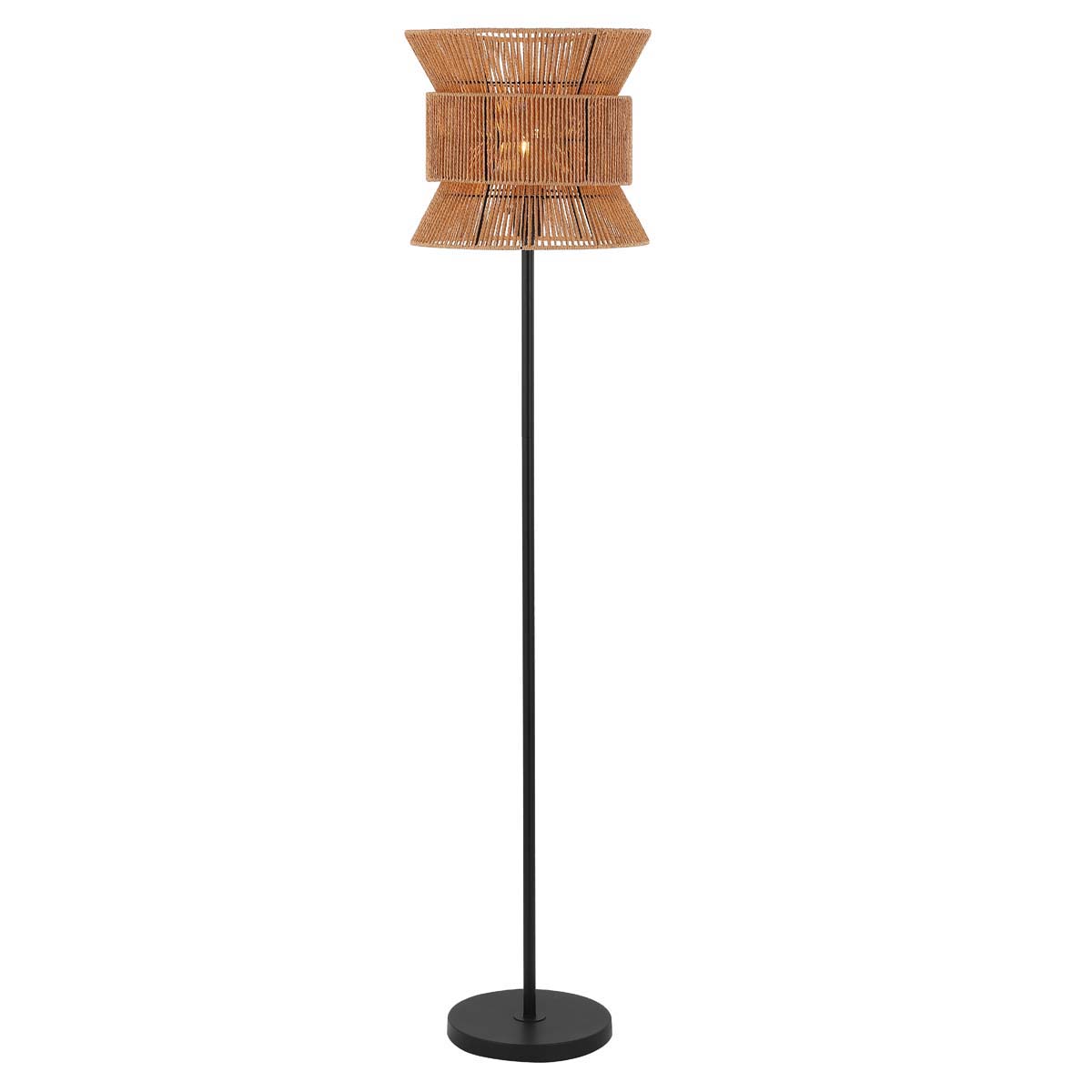 Safavieh Boyer Floor Lamp , FLL4100 - Natural / Black