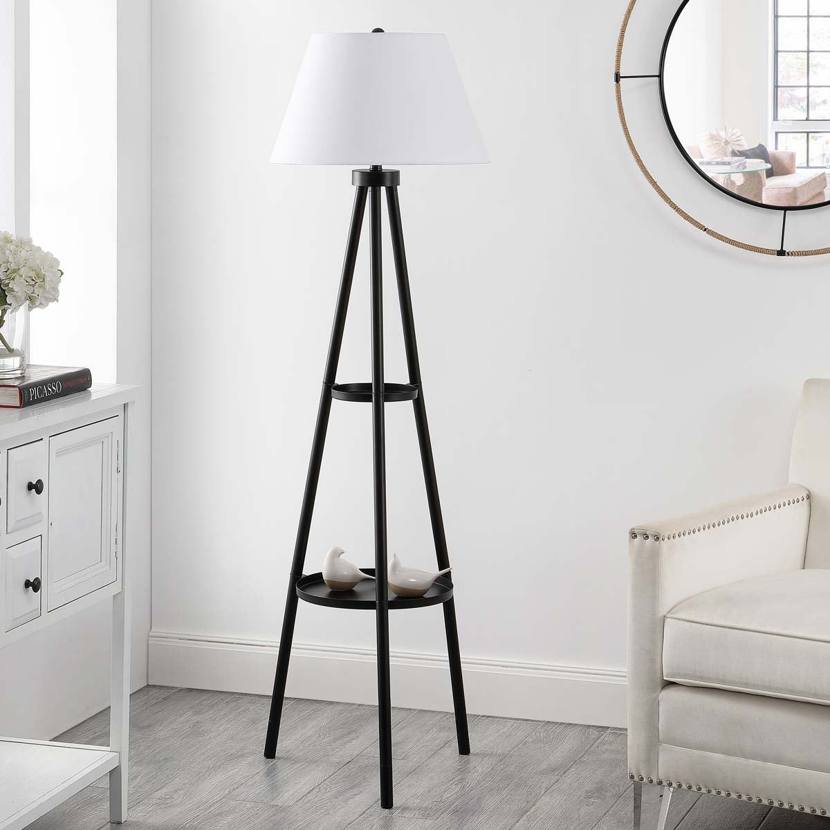 Safavieh Dorea Floor Lamp , FLL4107 - Black