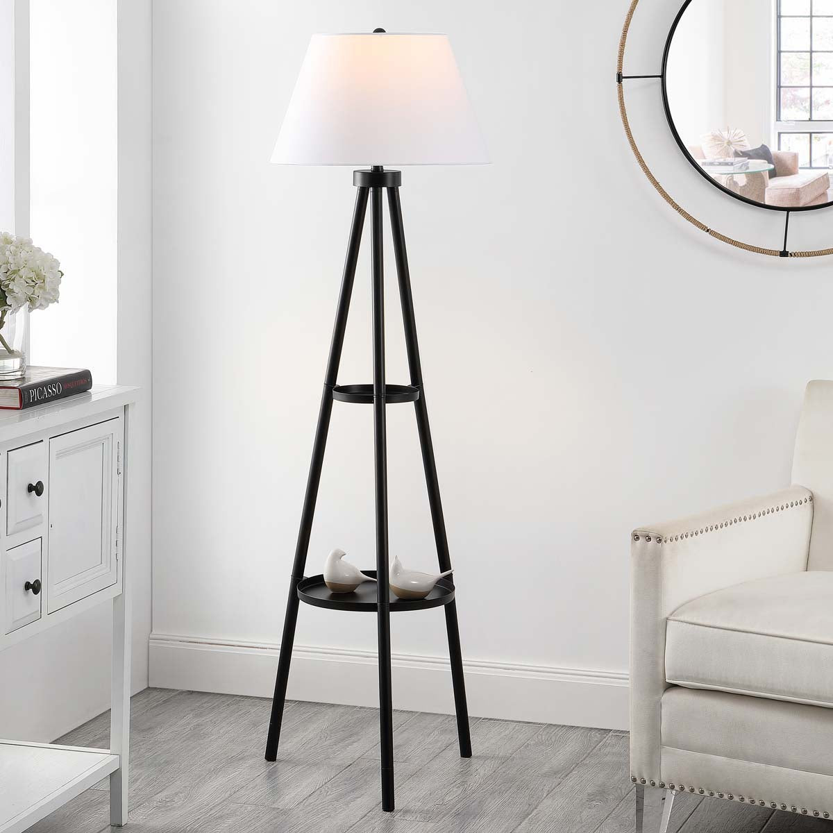 Safavieh Dorea Floor Lamp , FLL4107 - Black