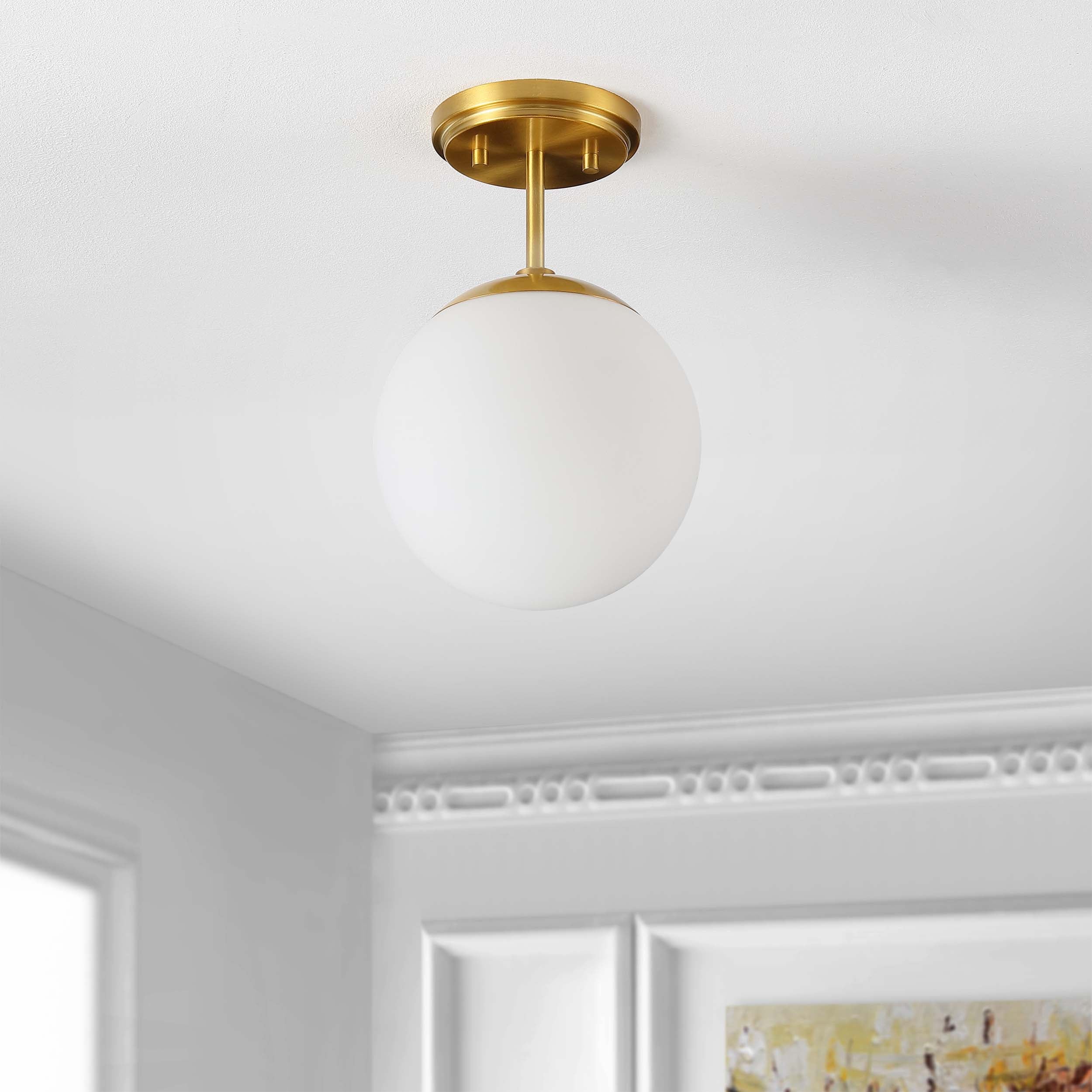 Safavieh Catori Flush Mount , FLU4097 - Brass