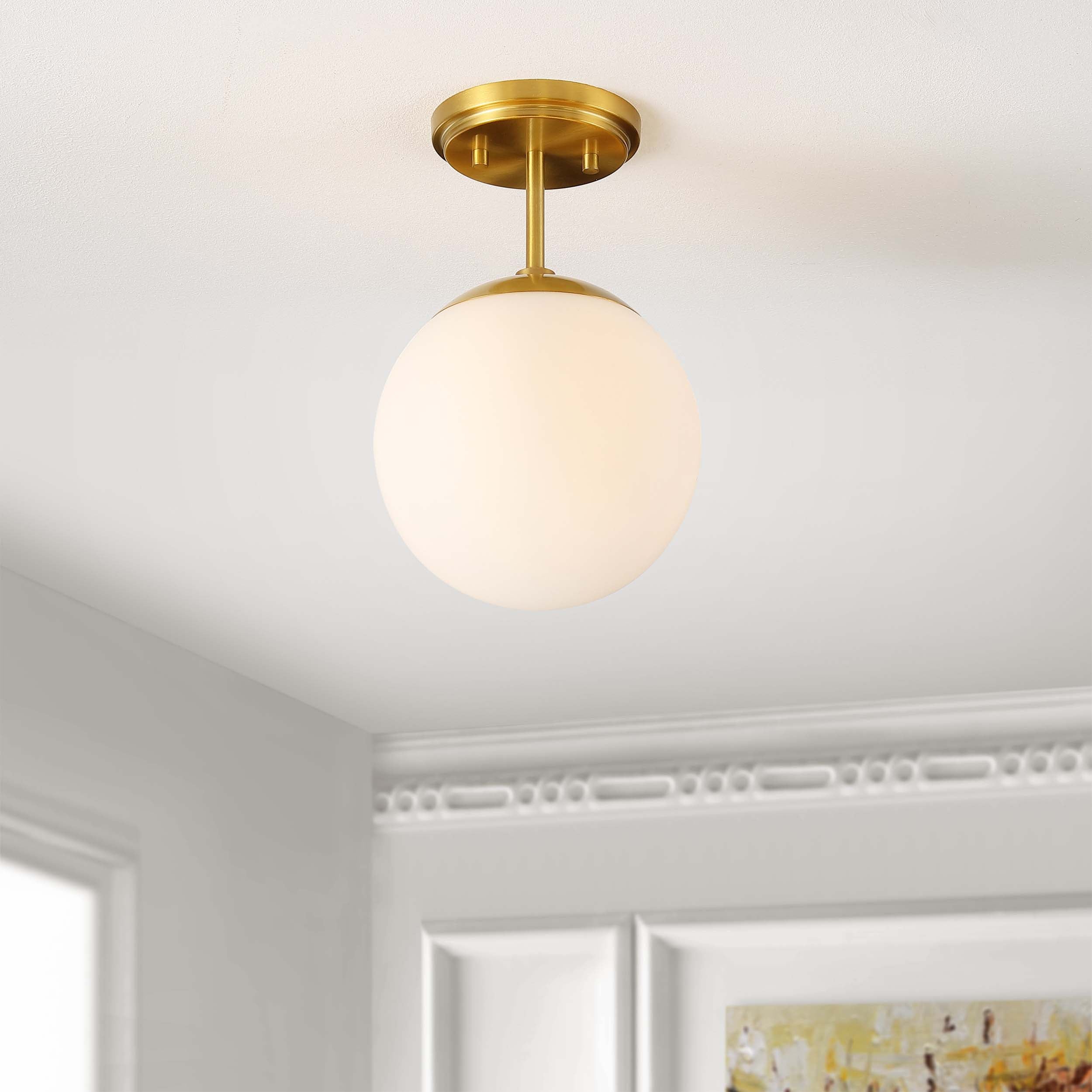 Safavieh Catori Flush Mount , FLU4097 - Brass