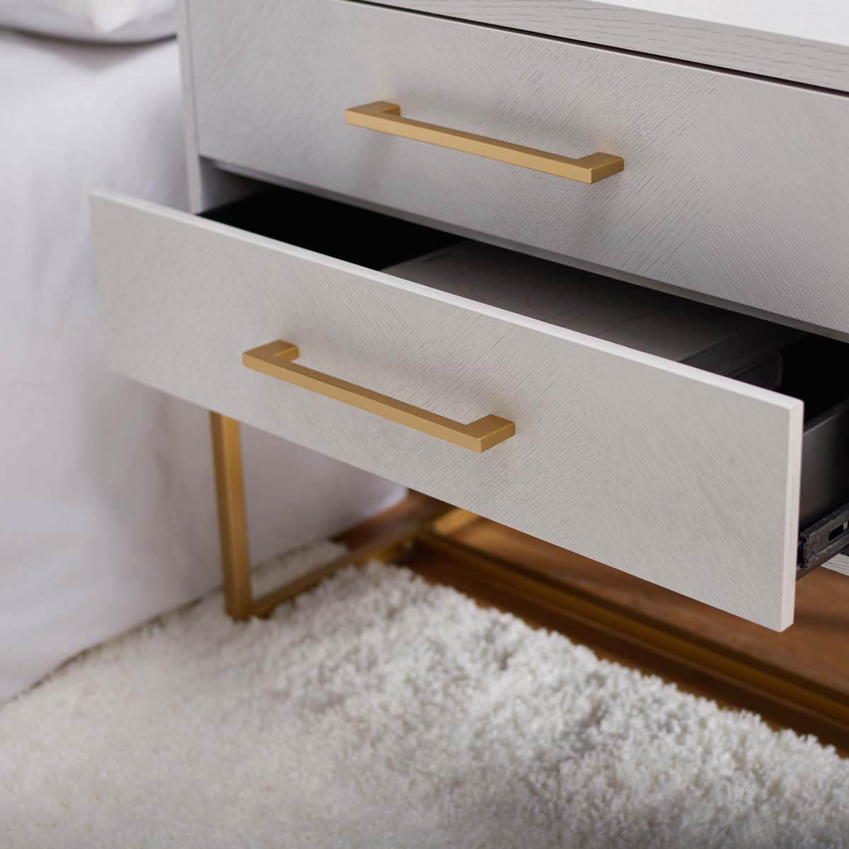 Estelle Nightstand | Safavieh - White