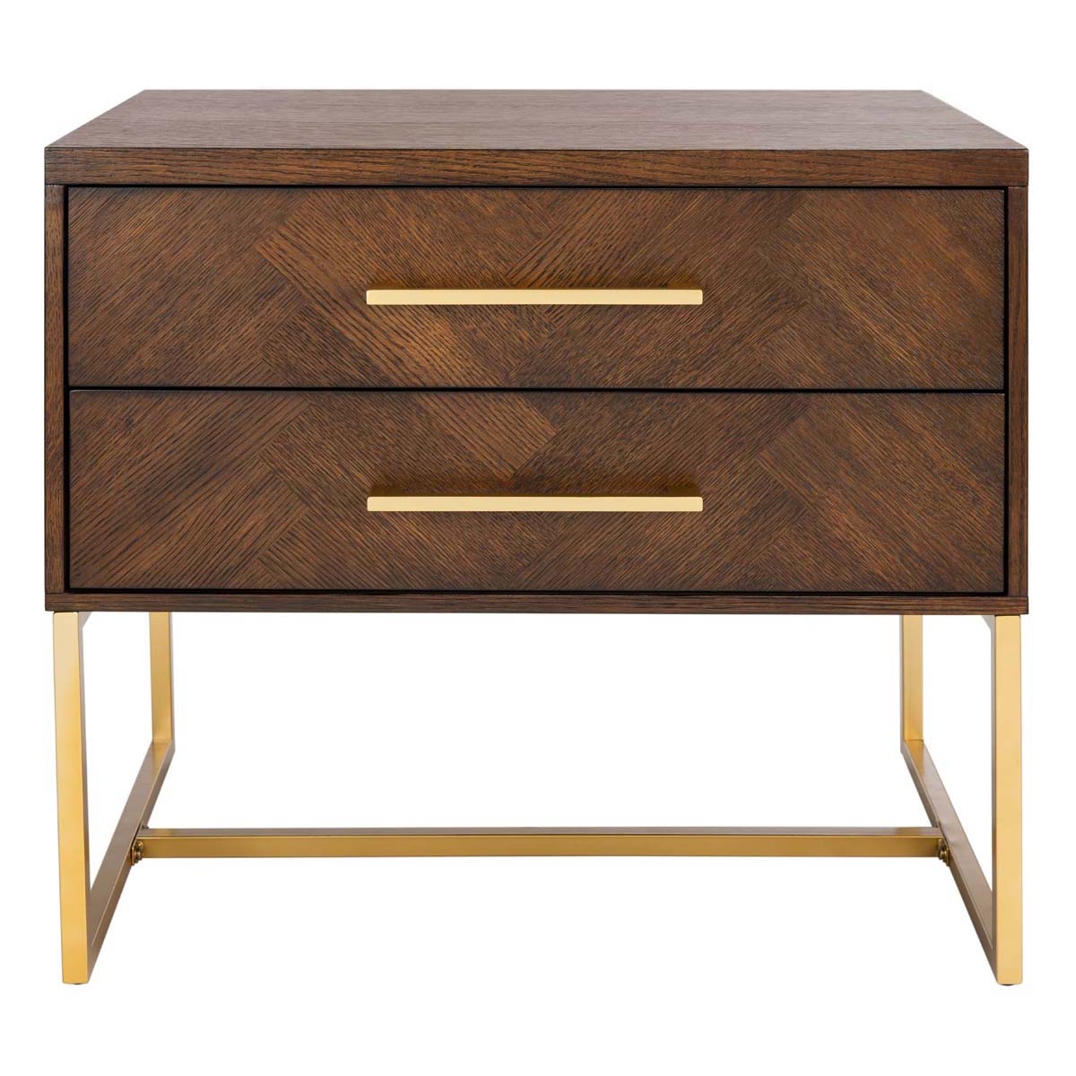 Estelle Nightstand | Safavieh - Walnut