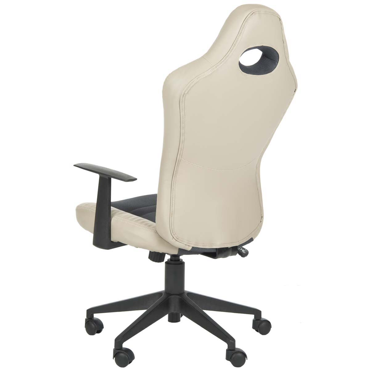 Belinda Desk Chair | Safavieh - FOX8503 - Grey/Black