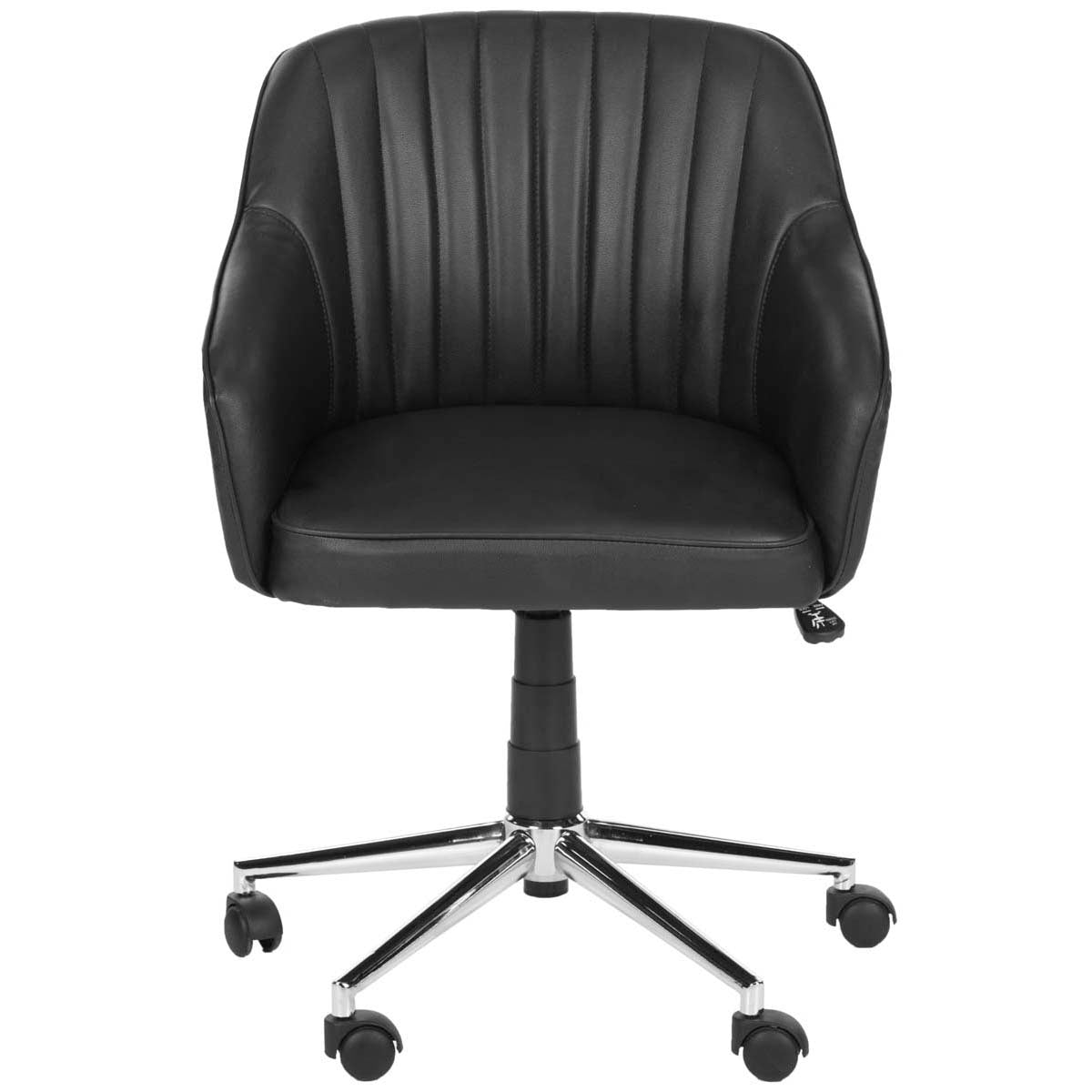 Hilda Desk Chair | Safavieh - FOX8509 - Black