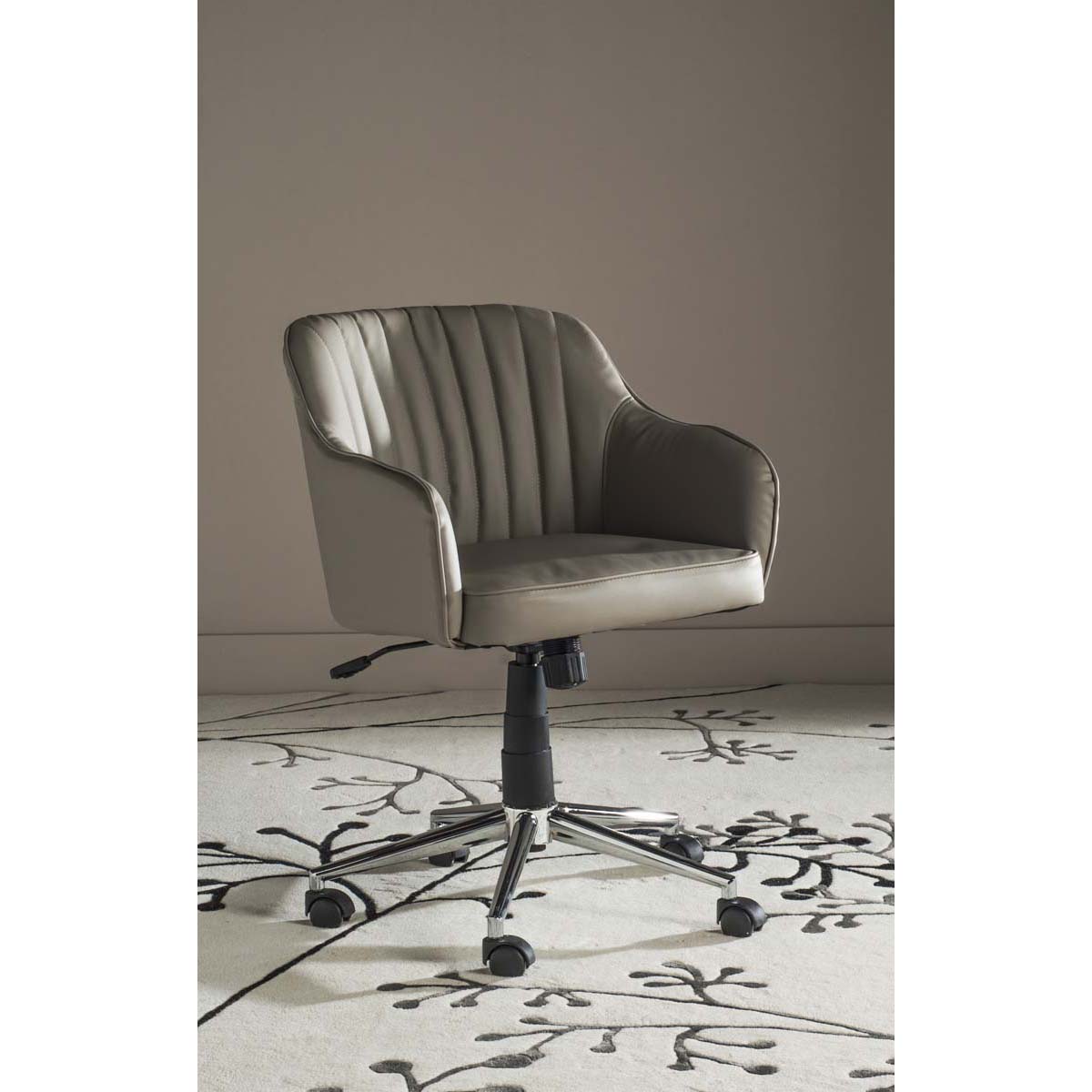 Hilda Desk Chair | Safavieh - FOX8509 - Grey