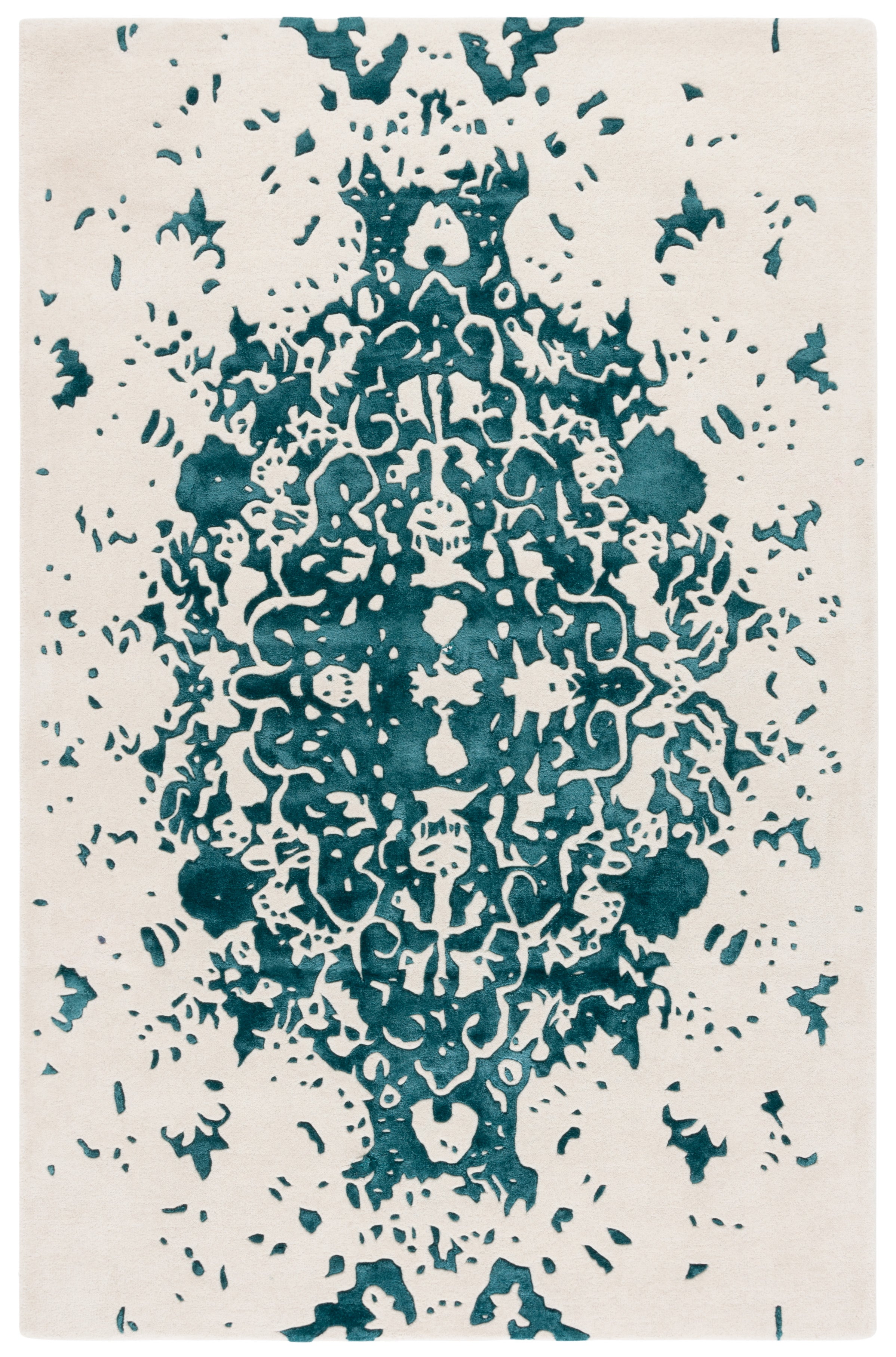 TEAL / IVORY