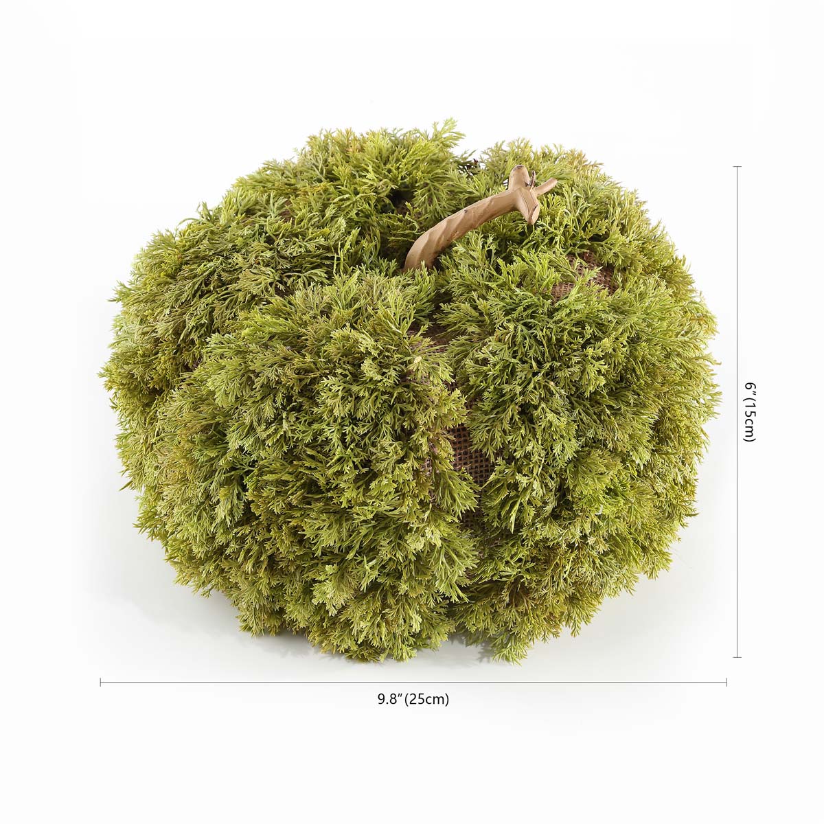 Faux 10 Inch Moss Pumpkin | Safavieh - FXP1067 - Green