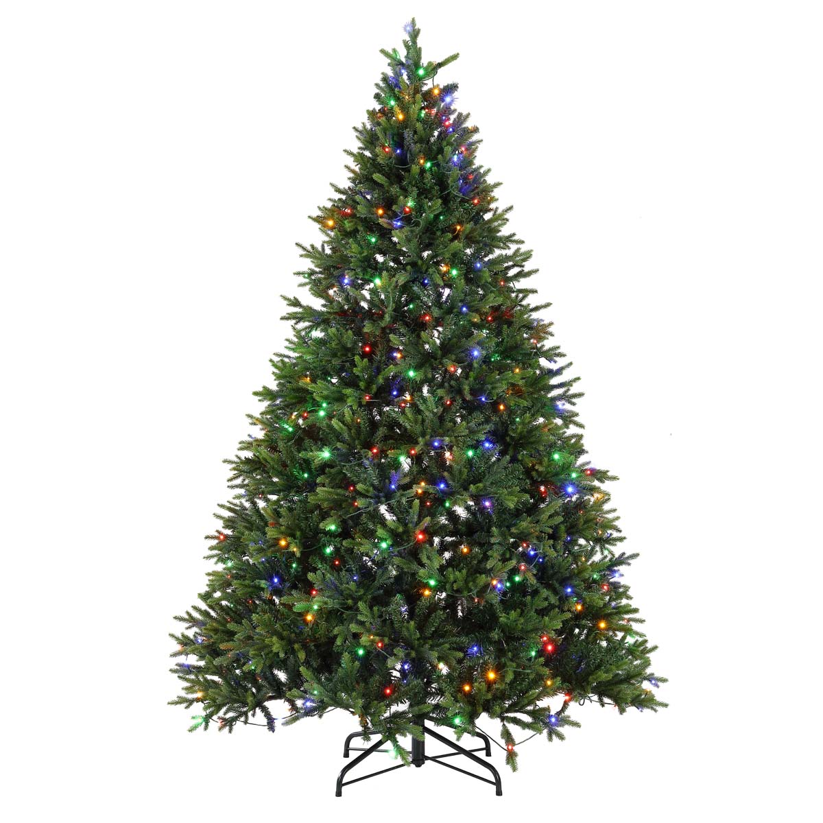 7.5 Ft Pre-Lit Artificial Christmas Tree | Safavieh - FXP2015 - Green