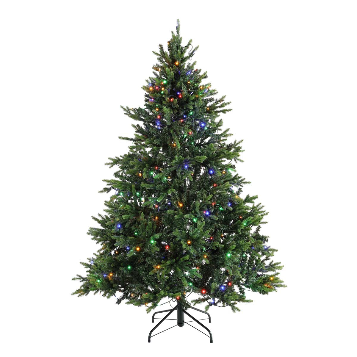 5.5 Ft Pre-Lit Artificial Christmas Tree | Safavieh - FXP2018 - Green