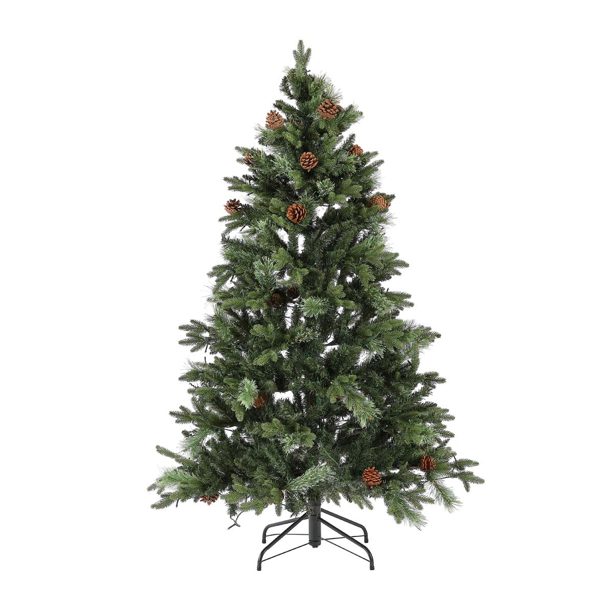 5.5 Ft Pre-Lit Artificial Christmas Tree | Safavieh - FXP2020 - Green