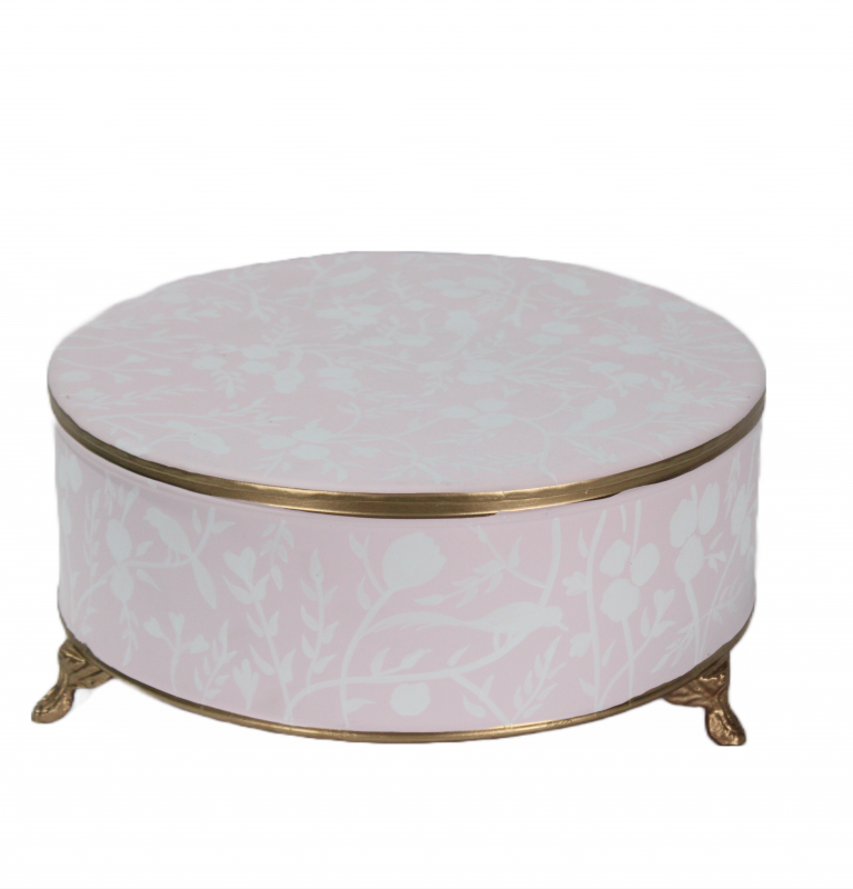 Pink / White Chinoiserie Cake Platform