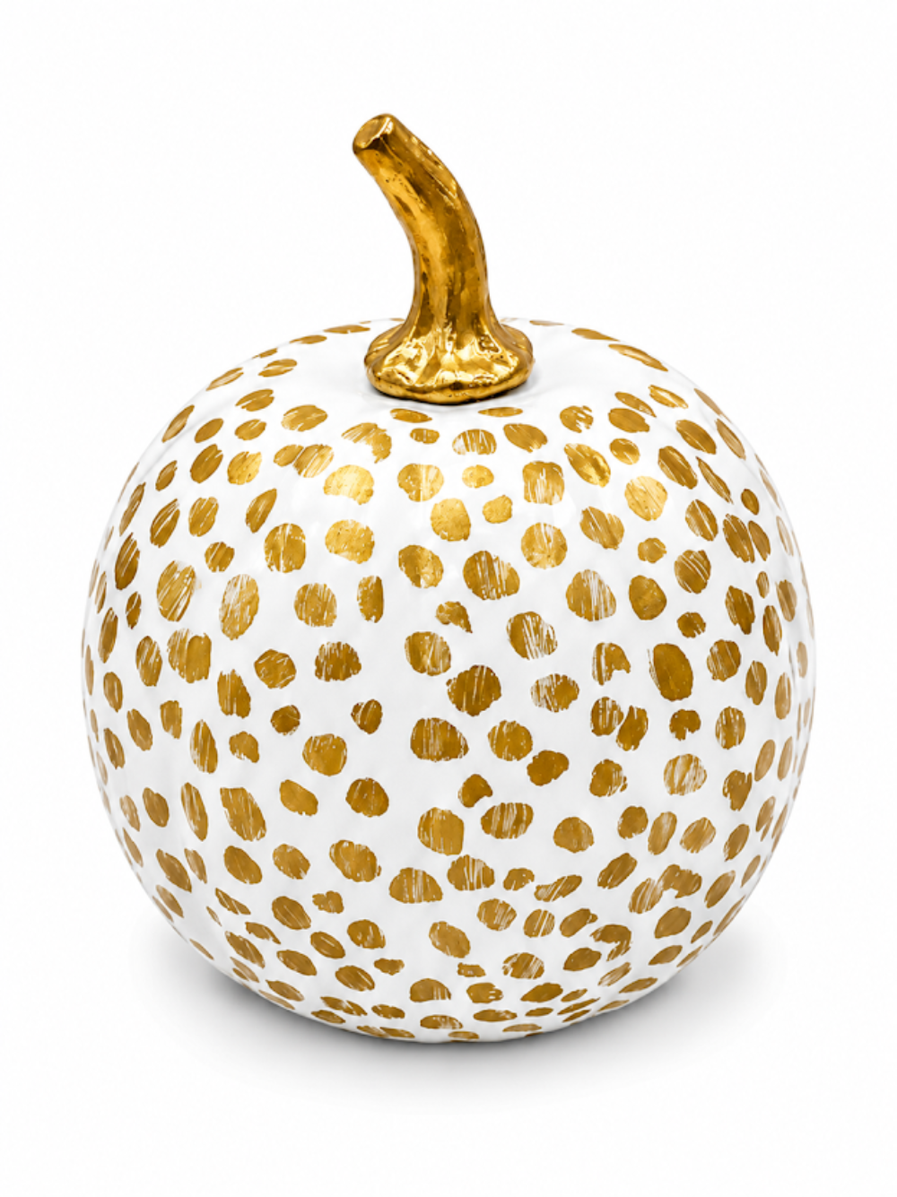 Gold Dotted Pumpkin