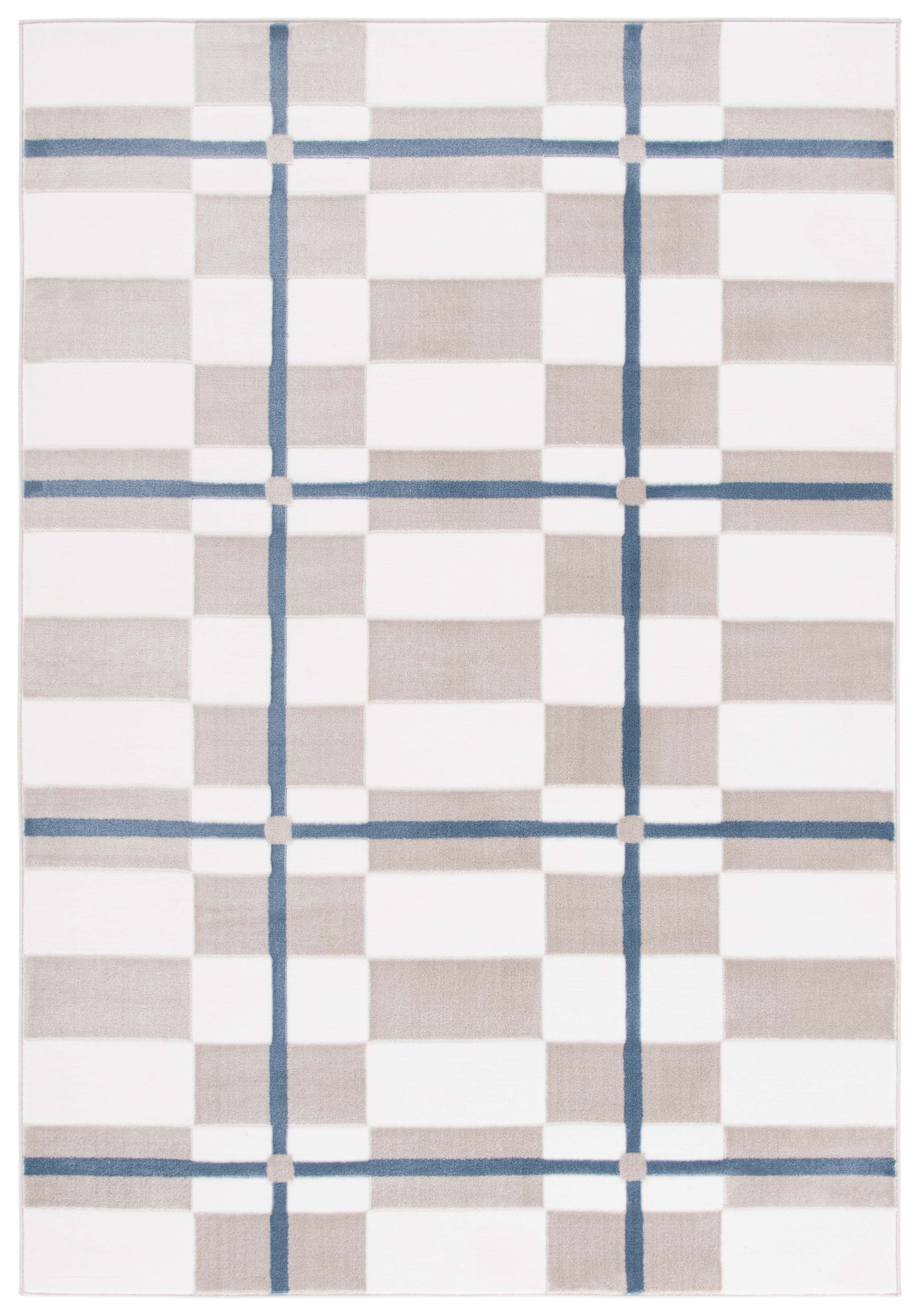 Ivory / Blue