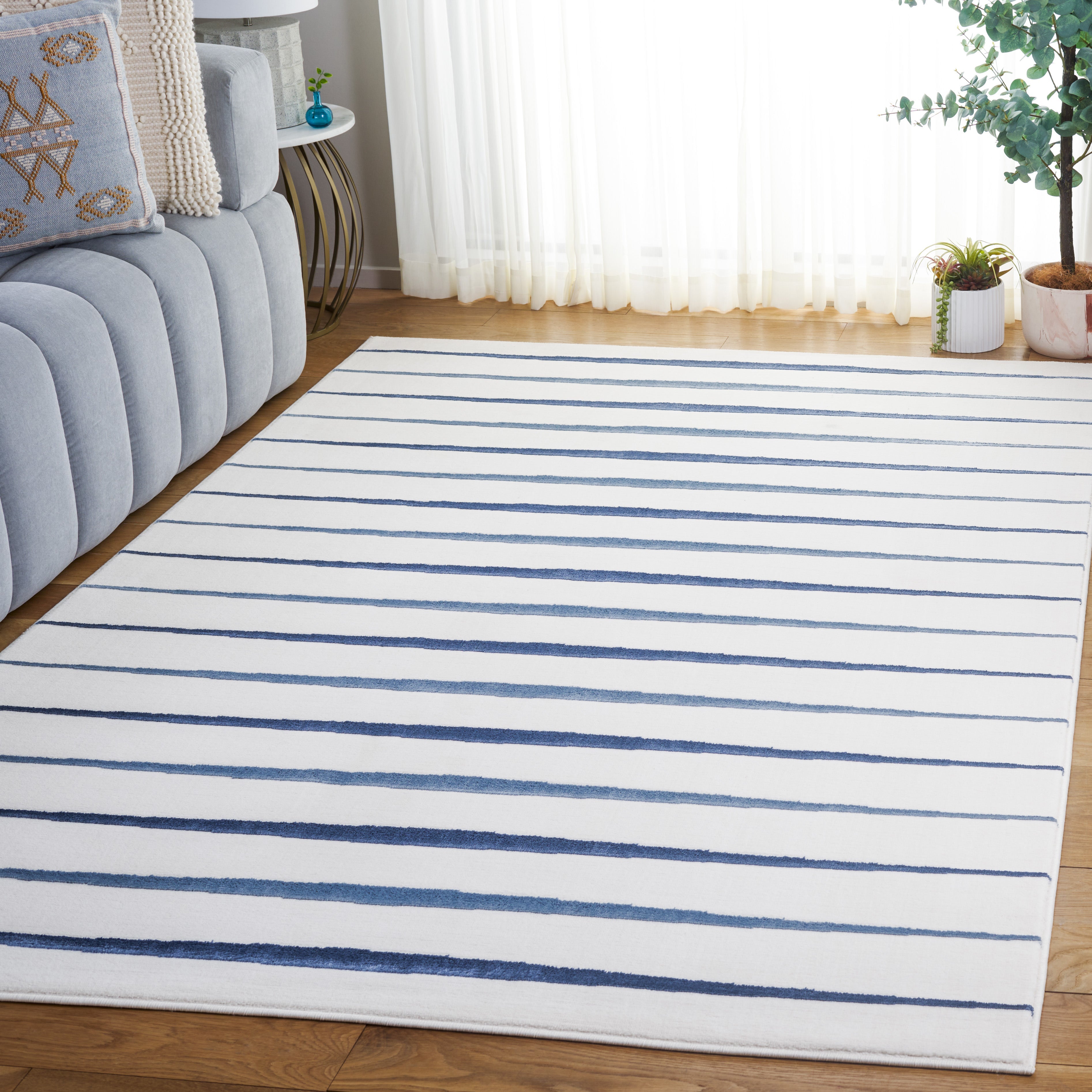 Ivory / Blue