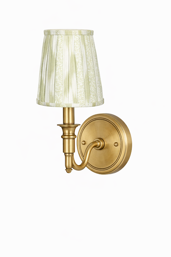 Green Ikat Sconce Shade