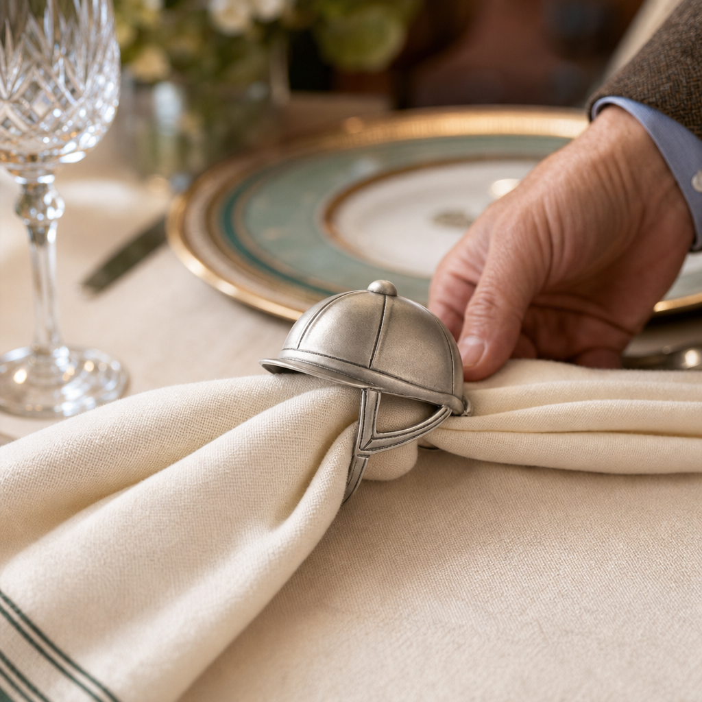 Riding Hat Napkin Ring