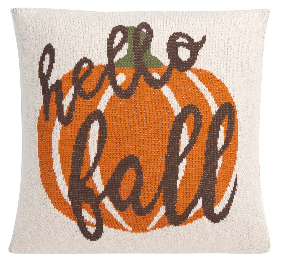 Hello Fall Pillow | Safavieh - HOL3204 - Beige / Orange