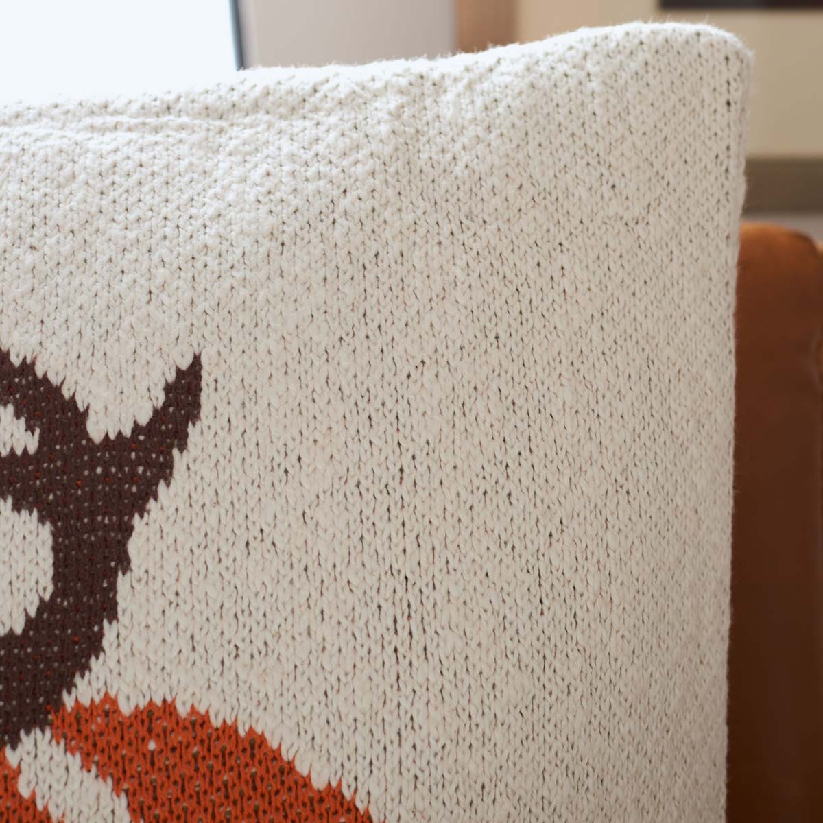 Hello Fall Pillow | Safavieh - HOL3204 - Beige / Orange