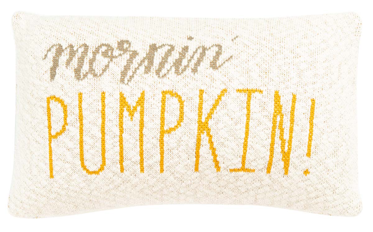 Mornin Pumpkin Pillow | Safavieh - HOL3207 - Beige