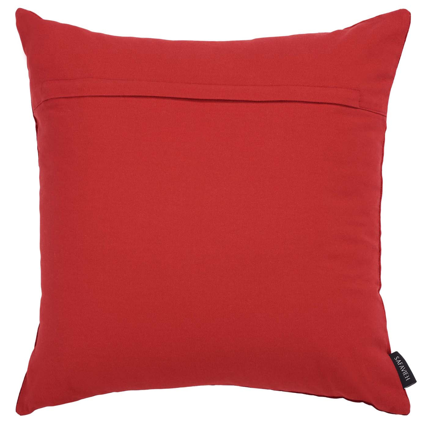 Seasons Tree Pillow | Safavieh - HOL4000 - Red / Gold