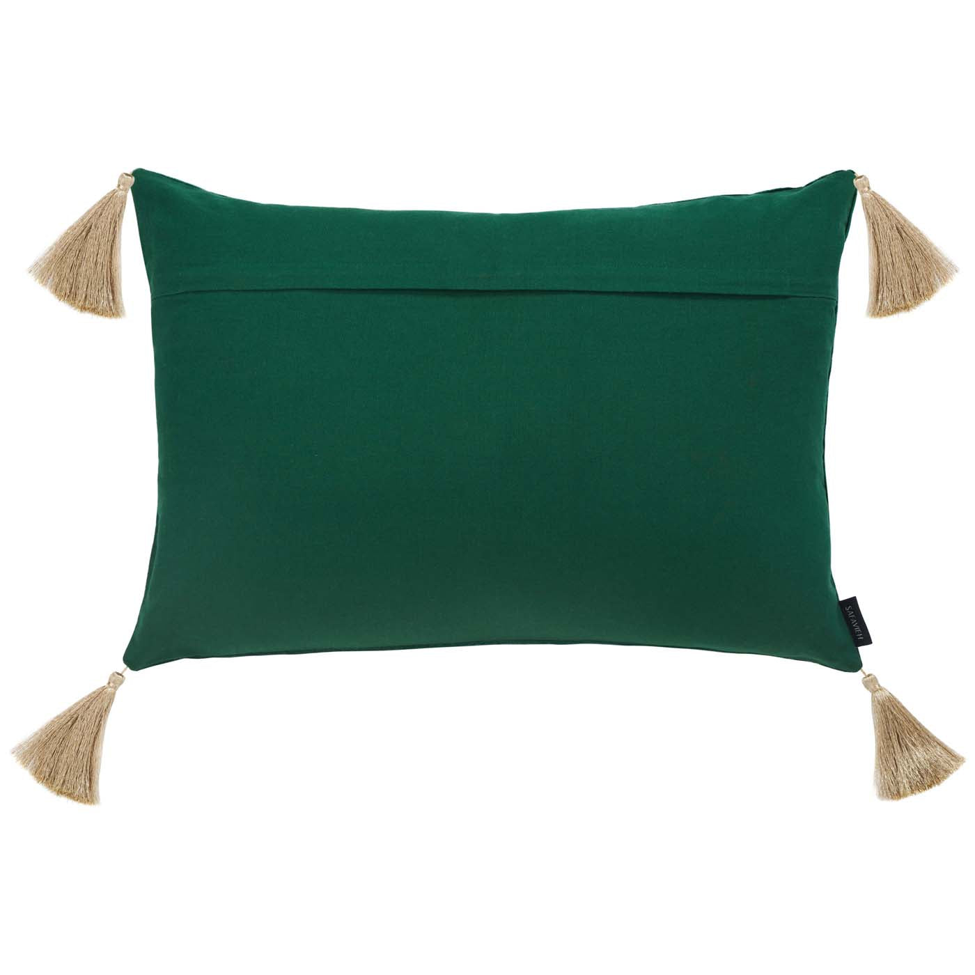 Holiday Tree Pillow | Safavieh - HOL4001 - Green / Gold