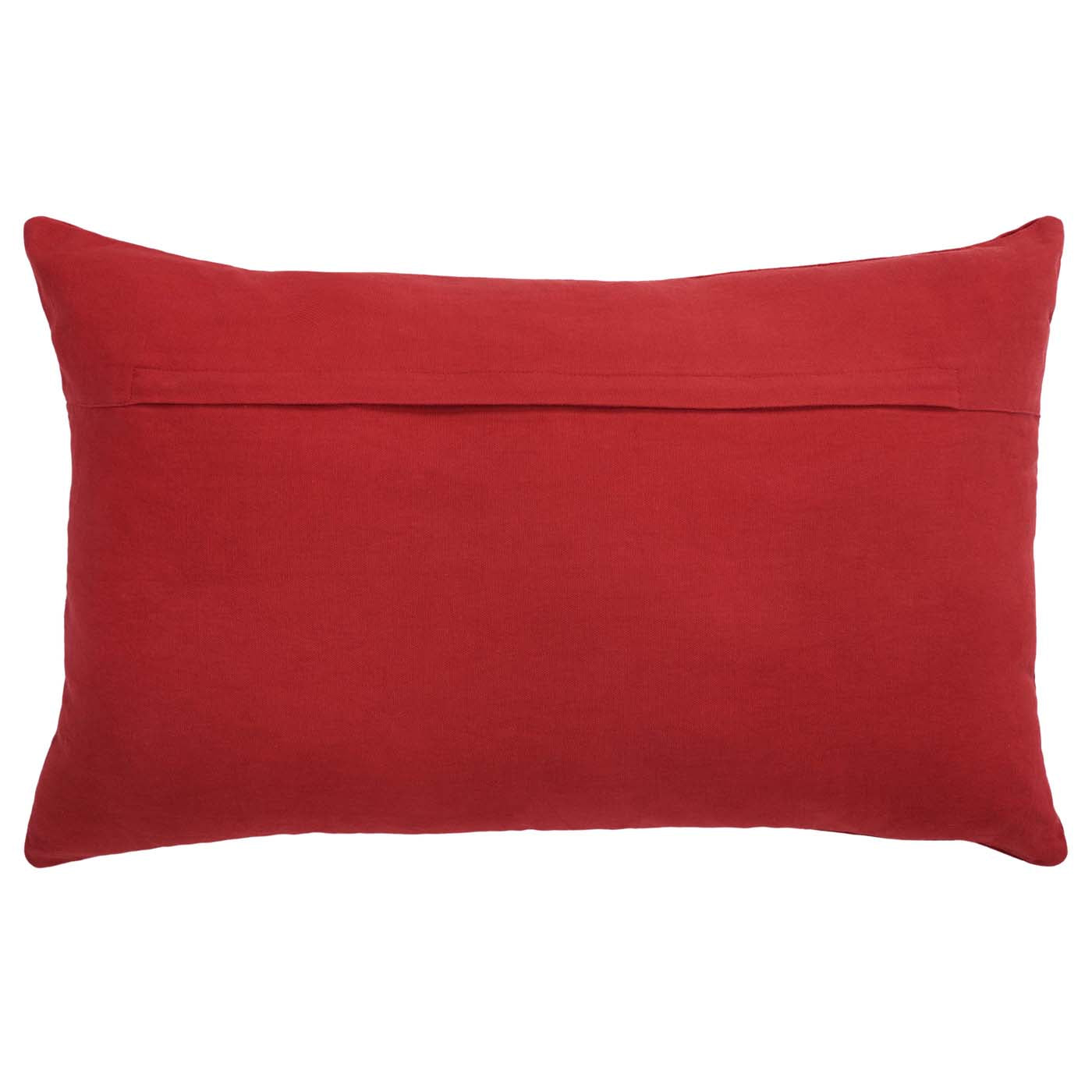 Cinthia Snowflake Pillow | Safavieh - HOL4002 - Red / Silver