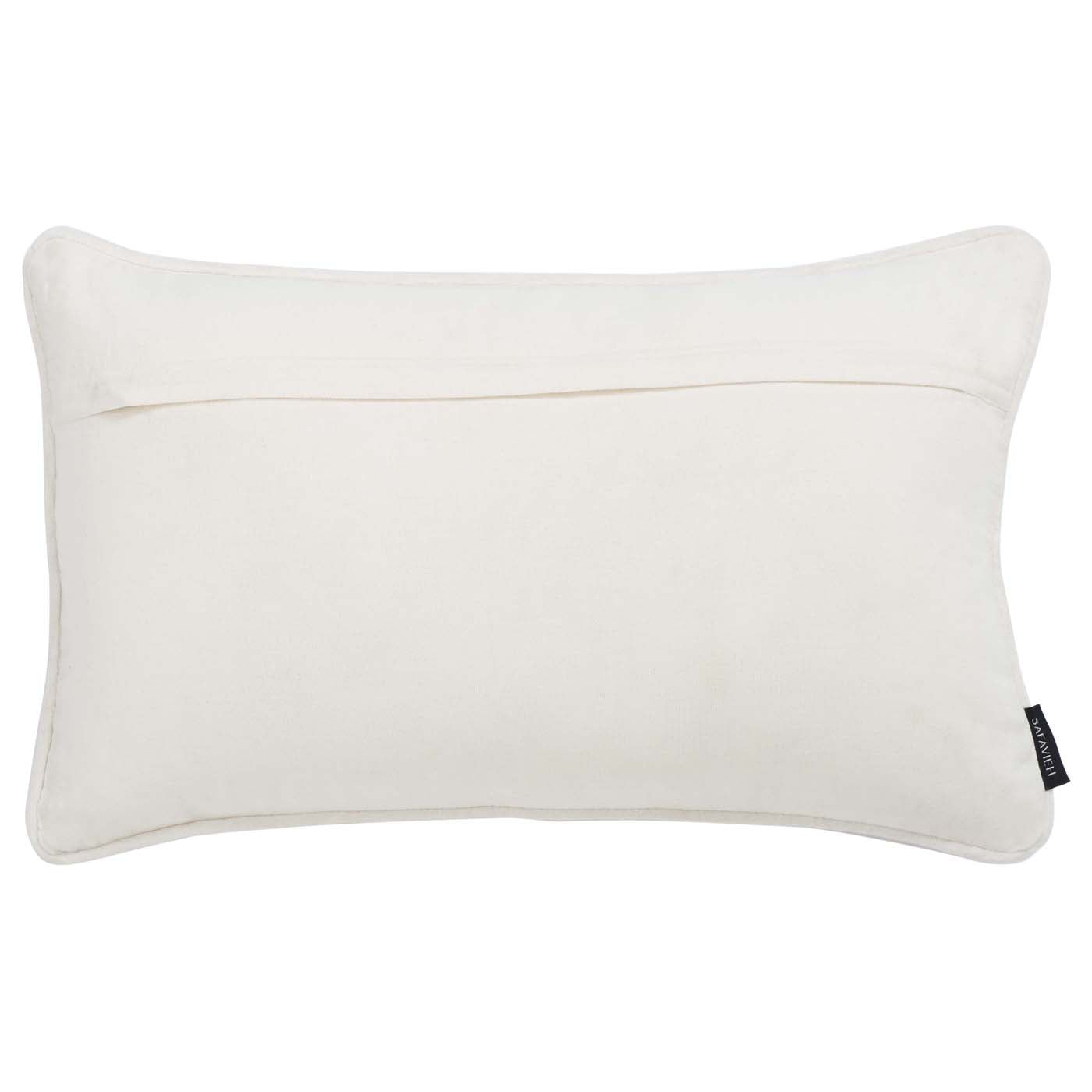 Falling Snow Pillow | Safavieh - HOL4013 - White / Silver